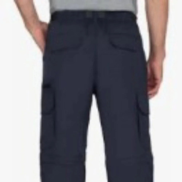 B.C. Clothing Co. Men's Navy Blue Belted Convertible Cargo Pants Mx30 - Picture 13 of 14